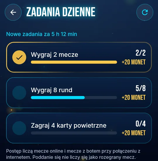 Zadania dzienne