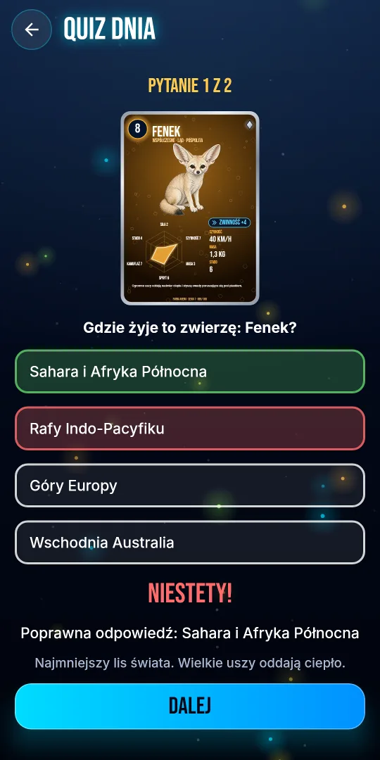 Quiz dnia