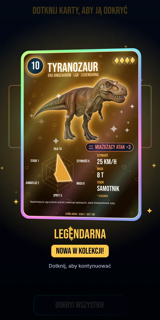 Otwieranie paczki: legendarny tyranozaur